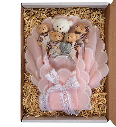 Premium Giysili Yumoş Peluş Ayıcık Buketi, Sevgiliye, Doğum Gününe Hediye