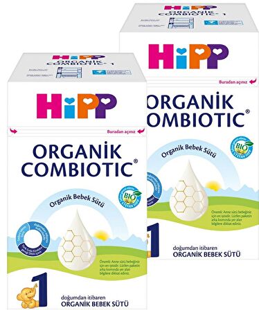 Hipp 1 Organik Combiotic Bebek Sütü 600 gr 2 Adet 