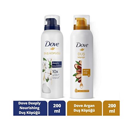 Dove Köpük Duş Jeli Argan Yağı ve Depply Nourishing 200 ml