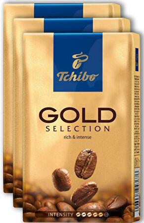 Tchibo Gold Selection Öğütülmüş Filtre Kahve 250 gr x 3 Adet