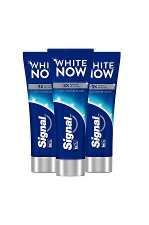 Signal White Now Instantly Anında Beyazlık Diş Macunu 75 ml x 3 Adet