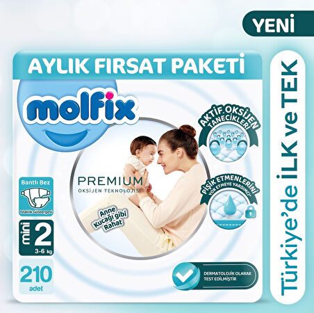 Molfix Premium Fırsat Paketi 2 No 70 li x 3 Adet