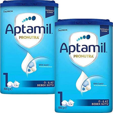 Aptamil 1 Pronutra Bebek Sütü 800 g 0-6 Ay Akıllı Kutu x 2 Adet