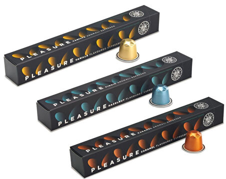 Kahve Dünyası Fındık+Vanilya+Karamel Aromalı Kapsül Kahve 30 Adet