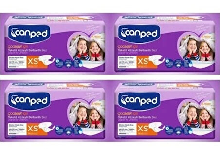 Canped Belbantlı Extra Küçük Hasta Bezi 30 lu x 4 Adett