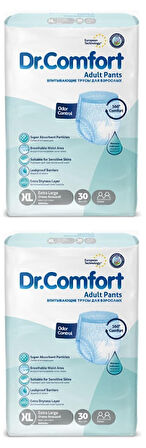 Dr.Comfort Yetişkin Emici Külot Extra Büyük 30 lu x 2 Adet