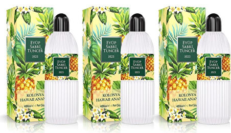Eyüp Sabri Tuncer Hawaii Ananas Kolonya 400 ml x 3 Adet