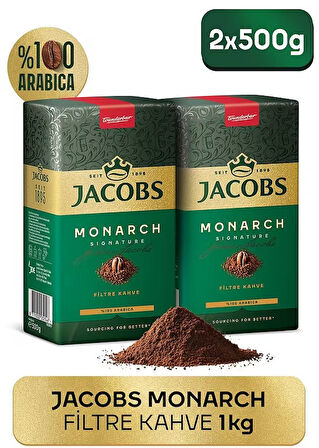 Jacobs Monarch Filtre Kahve 500 Gr x 2 Adet