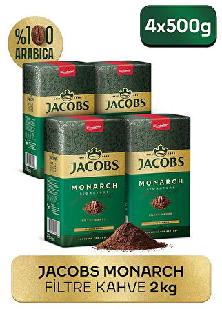 Jacobs Monarch Filtre Kahve 500 Gr x 4 Adet