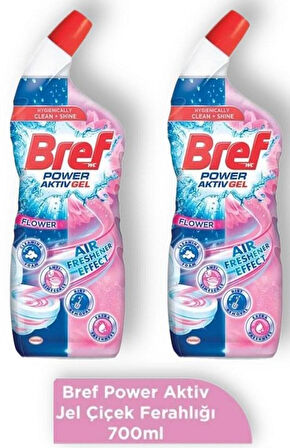 Bref Sıvı Tuvalet Temizleyici Flower 700 ml x 2 Adet