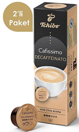Tchibo Caffe Crema Decaffeinato Kapsül Kahve 10 Adet x 2 Adet