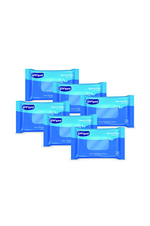 Canped Vücut Temizleme Havlusu Seyahat Boyu 24 lü