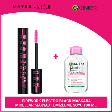 Maybelline New York Lash Sensational Maskara ve Garnier Micellar Su 100 ml
