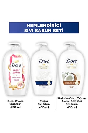 Dove Nemlendirici Sıvı Sabun Seti 3 lü