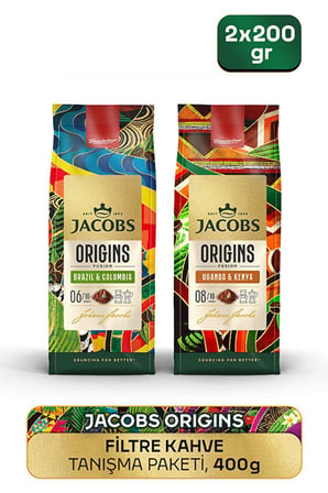 Jacobs Origins Brazil-Colombia+Uganda-Kenya Filtre Kahve 400 gr