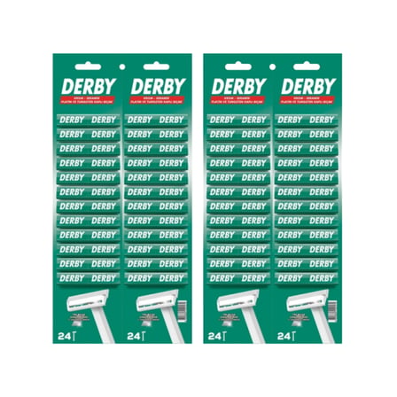 Derby Tek Tıraş Bıçağı Kartela 48 li x 2 Adet