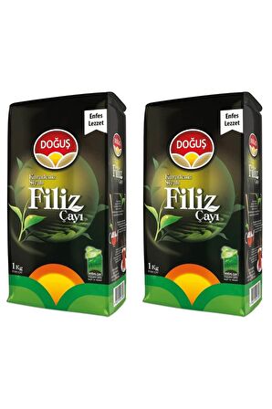 Doğuş Karadeniz Siyah Filiz Çayı 1 Kg X 2 Adet