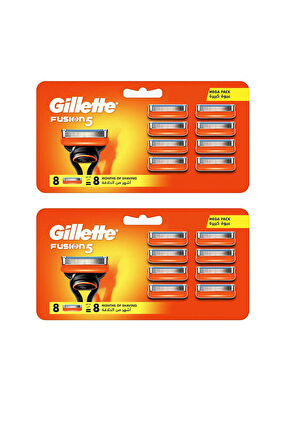 Gillette Fusion 16'lı 5 Bıçaklı Tüm Cilt Tipleri İçin Bıçak Yedeği