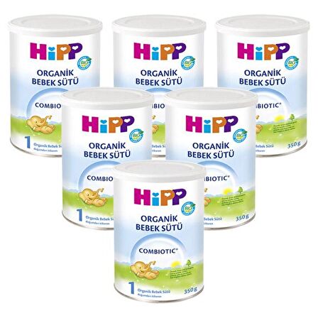 Hipp 1 Organic Combiotic Bebek Sütü 350 gr x 6 Adet