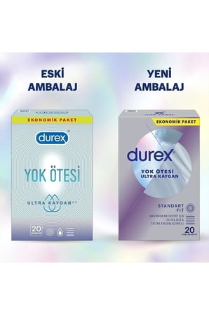 Yok Ötesi Ultra Kaygan İnce Prezervatif 60'lı, Süper Fırsat Paketi (20'li Paket x 3 Adet)