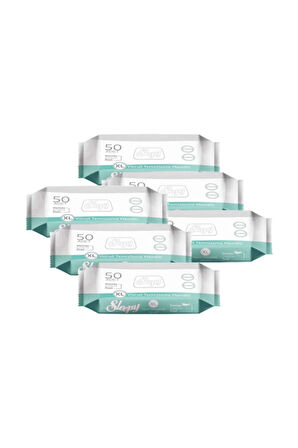 Vücut Temizleme Mendili 50 Li X 6 Adet