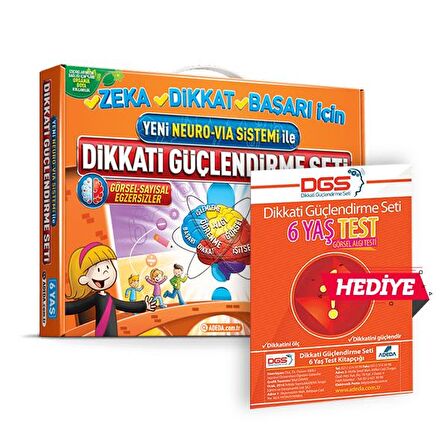 Adeda Neuro Via Dikkati Güçlendirme Seti 6 Yaş ve Görsel Dikkat Testi - Osman Abalı