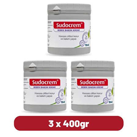 Sudocrem Bebek Bakım Kremi 400 gr x 3 Adet