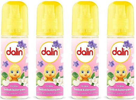 Dalin Bebek Kolonyası Floral 150 ml x 4 Adet