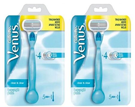 Gillette Venüs Classic Tıraş Makinesi (5 Yedek Başlık) x 2 Adet