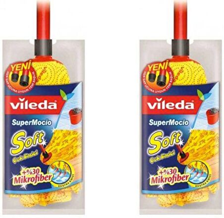 Vileda SuperMocio %30 Mikrofiber Paspas Yedek x 2 Adet