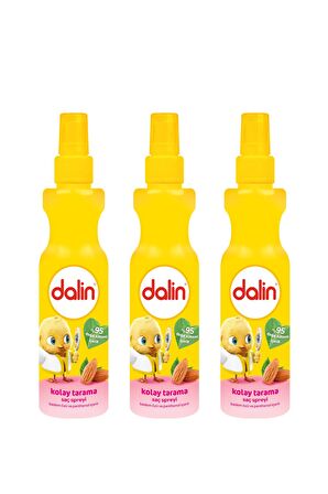 Dalin Badem Yağlı Kolay Tarama Spreyi 200 ml x 3 Adet