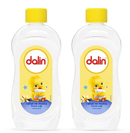 Dalin Rahatlatıcı Vanilya Kokulu Bebek Yağı 300 ml x 2 adet