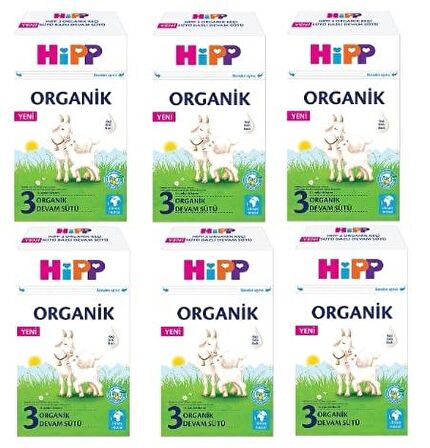 Hipp 3 Organik Keçi Sütü Bazlı Devam Sütü 400 gr 6 Adet