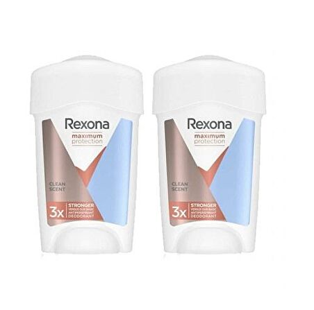 Rexona Maximum Protection Antiperspirant Ter Önleyici Leke Yapmayan Stick Deodorant 45 ml x 2