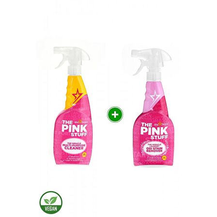 ThePinkStuff Oxi Leke Çıkarıcı Sprey 500ml+Çok Amaçlı Sprey 750 ml