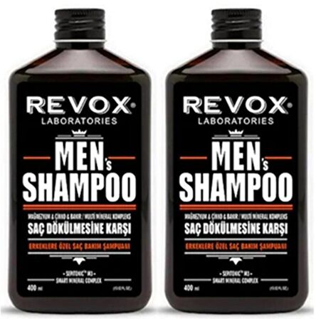 Revox Men Erkeklere Özel Saç Bakım Şampuanı 400 ml x 2 Adet