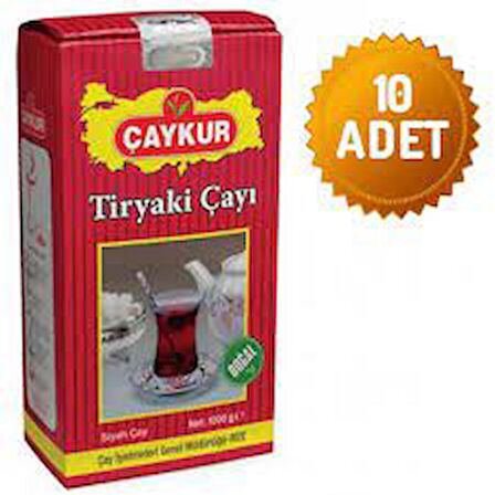 Çaykur Tiryaki Çay 1000 gr x 10 Adet