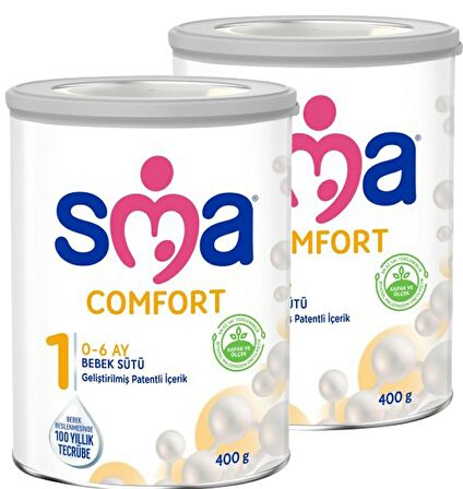 SMA Comfort 1 Prebiyotik Bebek Sütü 2 x 400 gr