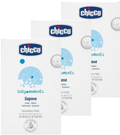 Chicco Baby Moments Sabun 100 gr x 3 Adet