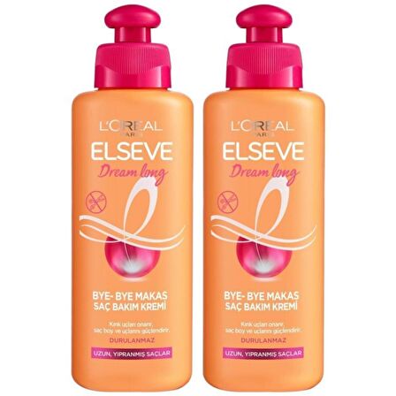 Elseve Dream Long Bye-Bye Makas Saç Bakım Kremi 200 ml x 2 Adet