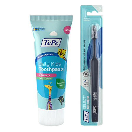 Tepe Daily Diş Macunu 75 ml + Tepe Select Medium Diş Fırçası