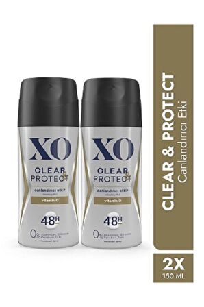 Clear&Protcet Men Deo X 2 Adet