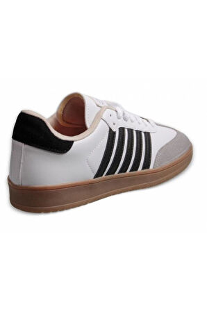 Mp 242-1558 Beyaz Siyah Günlük Yürüyüş Erkek Spor Ayakkabı