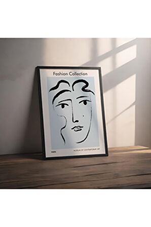 Dekoratif Çerçevesiz Poster  Fashion Collection su Soyut Çerçevesiz Tablo