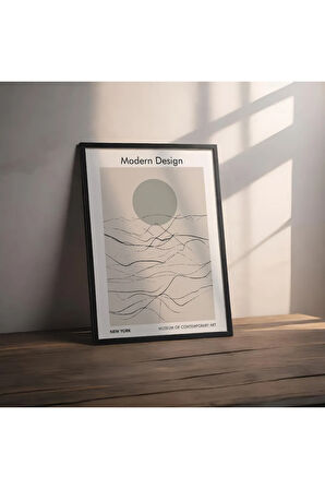 Dekoratif Çerçevesiz Poster Modern Design  Soyut Çerçevesiz Tablo