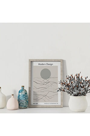 Dekoratif Çerçevesiz Poster Modern Design  Soyut Çerçevesiz Tablo