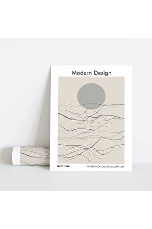 Dekoratif Çerçevesiz Poster Modern Design  Soyut Çerçevesiz Tablo