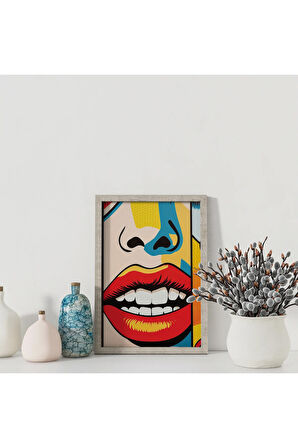 Dekoratif Çerçevesiz Poster Pop Art Çerçevesiz Tablo
