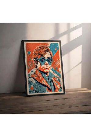 Dekoratif Çerçevesiz Poster Pop Art Adam Çerçevesiz Tablo