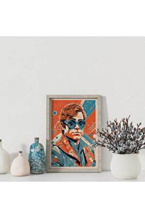 Dekoratif Çerçevesiz Poster Pop Art Adam Çerçevesiz Tablo